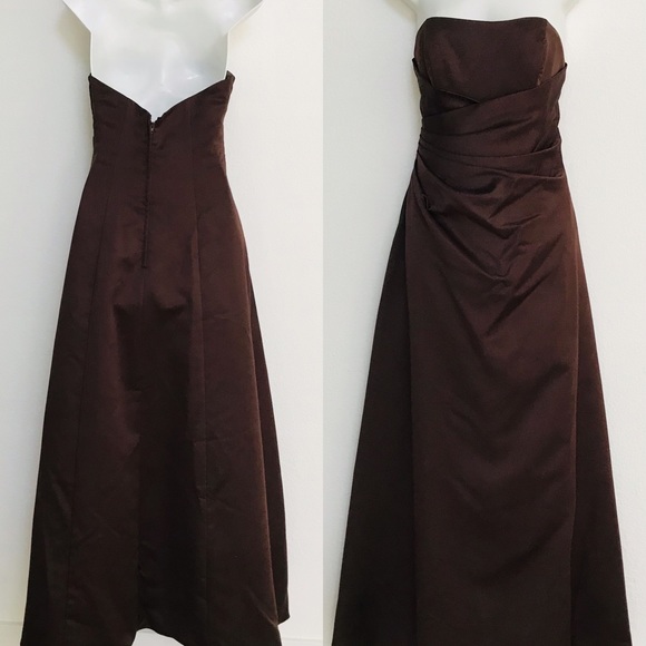 Chic ALFRED ANGELO Classic STRAPLESS Evening Gown Dress Size 4 - Picture 10 of 16